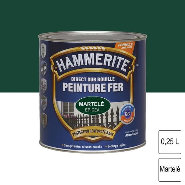 Hammerite hammarlack 0.25l gran grön