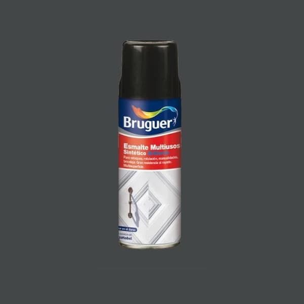 Multi-användning lack - Bruguer - Mellangrå - 0,4L - Blank - Inomhus