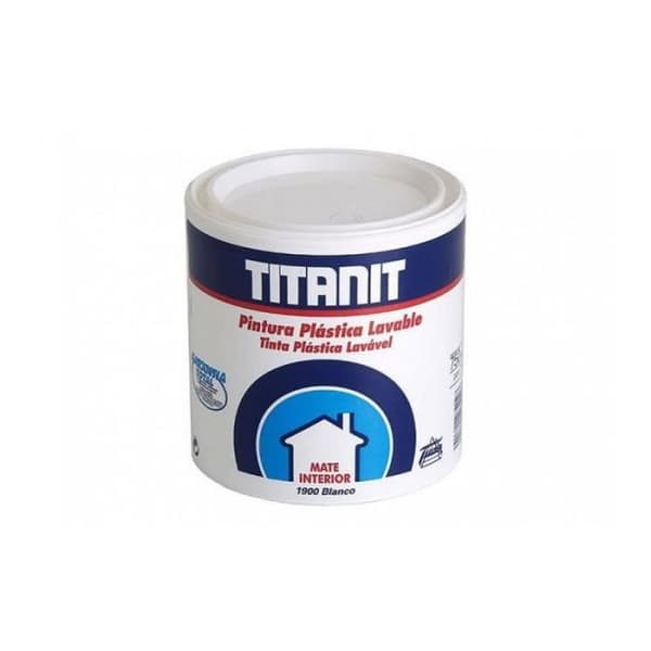 Färg - Titanlux - Titanit - Matt Vit - 750ml - Interiör - Akryl