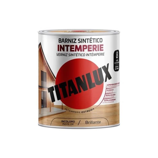 Lack - TITANLUX - M14100014 - Färglös - Blank - 0,250l