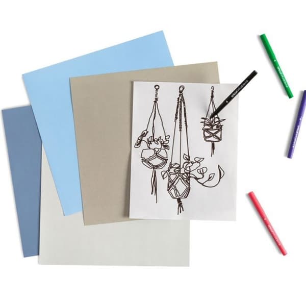 Pennor - CRICUT - Basic spets 0,4 mm - Flerfärgad - 5 delar - Infusible Ink