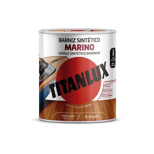 Marinlack - TITANLUX - M13100014 - Färglös - Blank - Glyceroftalisk