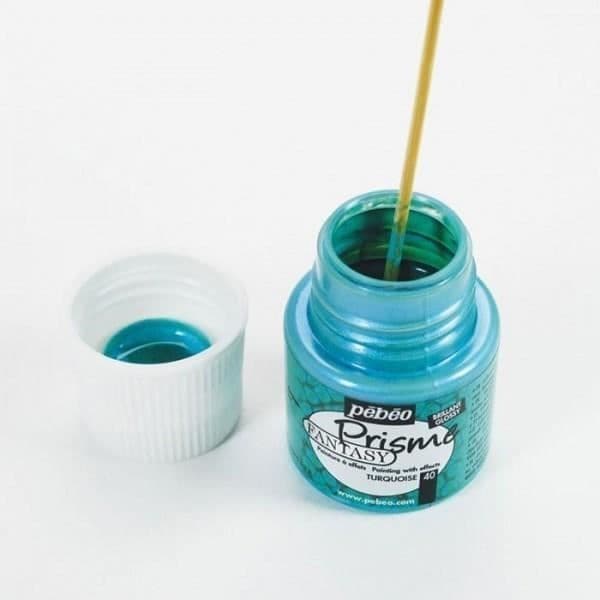 Måleri - Fantasi - Prisma - Karibblå - 45 ml - Acrylisk pärlemor