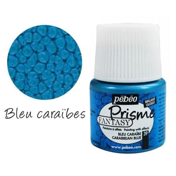 Måleri - Fantasi - Prisma - Karibblå - 45 ml - Acrylisk pärlemor