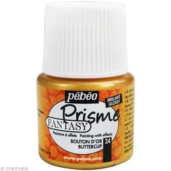 Akrylfärg - PEBEO - Fantasy Prism Bright - 45 ml - Färg Smörblomma - Inomhus