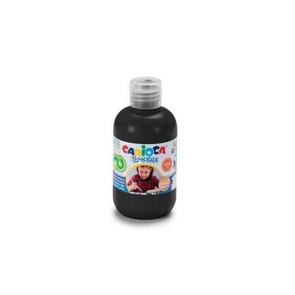 GOUACHEFÄRG VÄTSKA 250 ML REF: 40424/02 SVART - CARIOCA