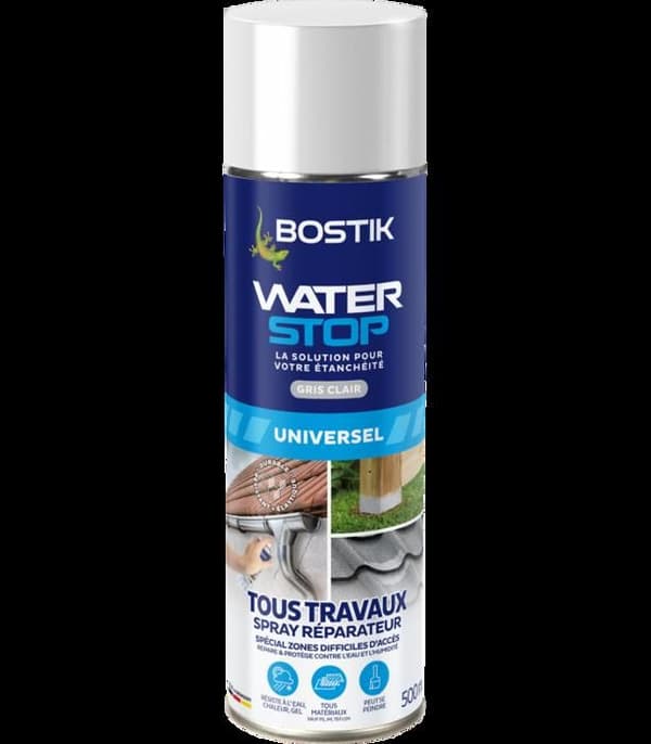 BOSTIK - Bostik - tätskikt Waterstop - ljusgrå - spray 500 ml