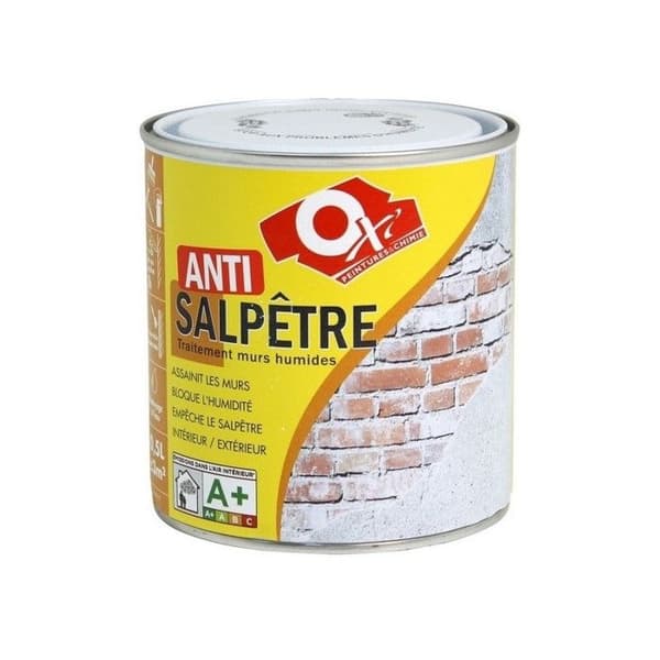 Antisalpeterbehandling - OXI - 0,5 L - Färglös - Multilager - Matt