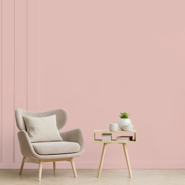 RIPOLIN Färg Satin Ultra Täckande för Kök, Sovrum, Vardagsrum, Badrum, Entré, Korridor - Rosa
