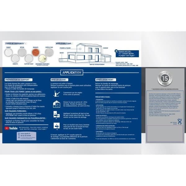 RIPOLIN SKYDD EXTREME FACADE TON PIERRE Mat 10 L