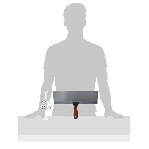 Marshalltown Surface DuraSoft handtag i rostfritt stål, verktyg för gipsmurare och målare, dimensioner