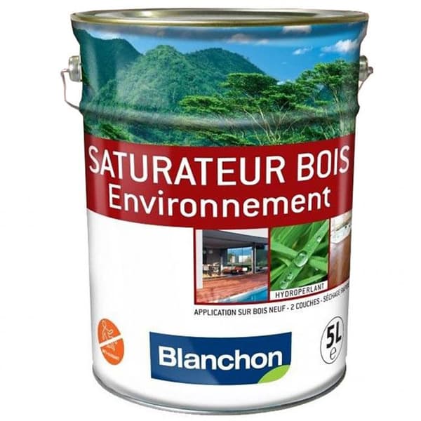 Saturator Trä - Blanchon - Naturlig - 5L - Terrasskydd - Utomhusimpregnering