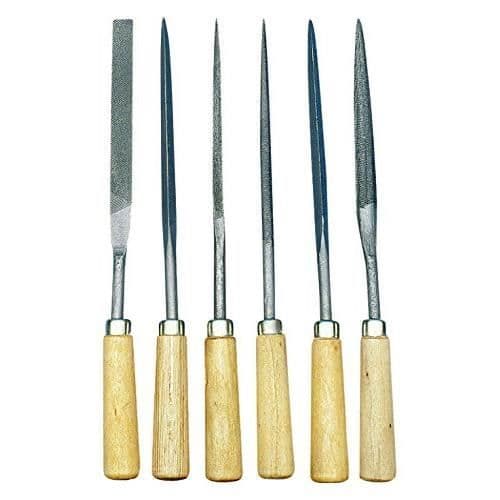 Rayher Hobby Rayher Träfil/Rasp med trähandtag (paket med 6) Idealisk för täljstenssnideri och