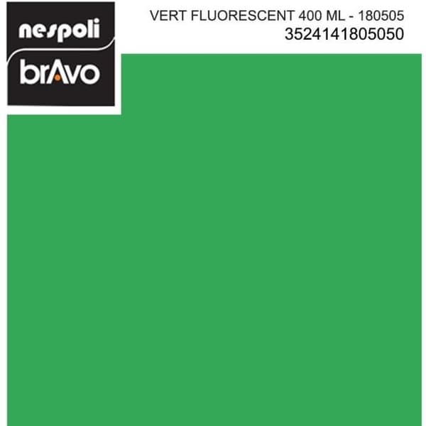 NESPOLI Professional fluorescerande grön färg spray