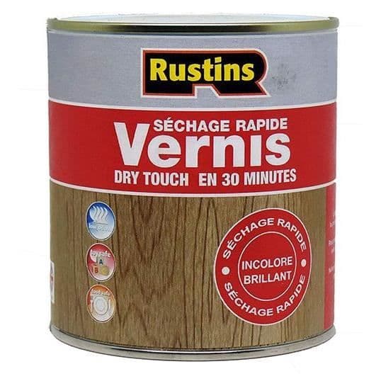 Lack - Rustin - Färglös - Blank - Interiör - 500ml - Snabbtorkande
