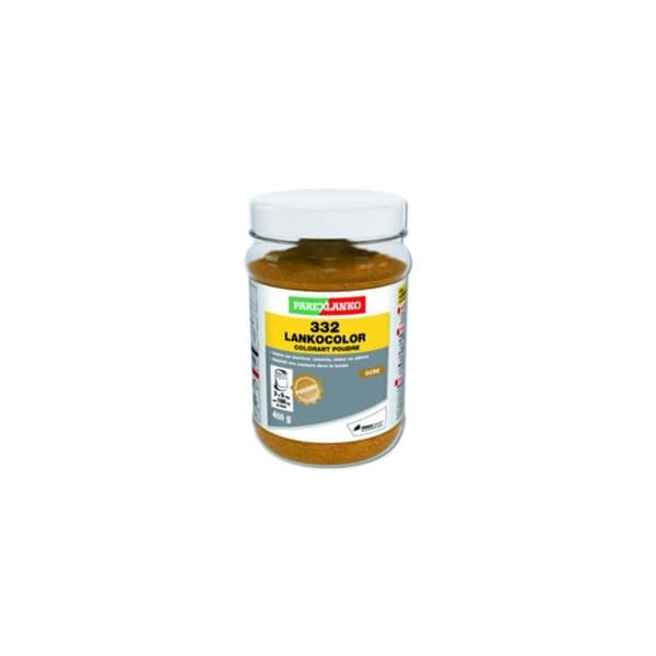 Pulverfärgning - LANKOCOLOR PAREXLANKO - 332 - Okra - 450 g - Murbruk, cement, plåster