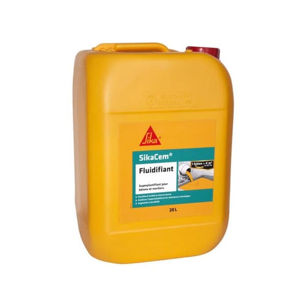 Superlastifier - SIKA - SikaCem Fluidifier - 20L - Brun - Inredning