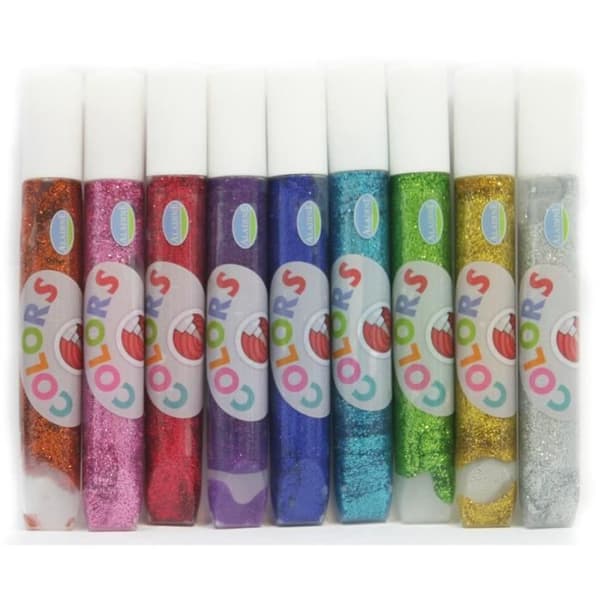 ALADINE Set 9 Glitter Gel Pennor Pastellfärger