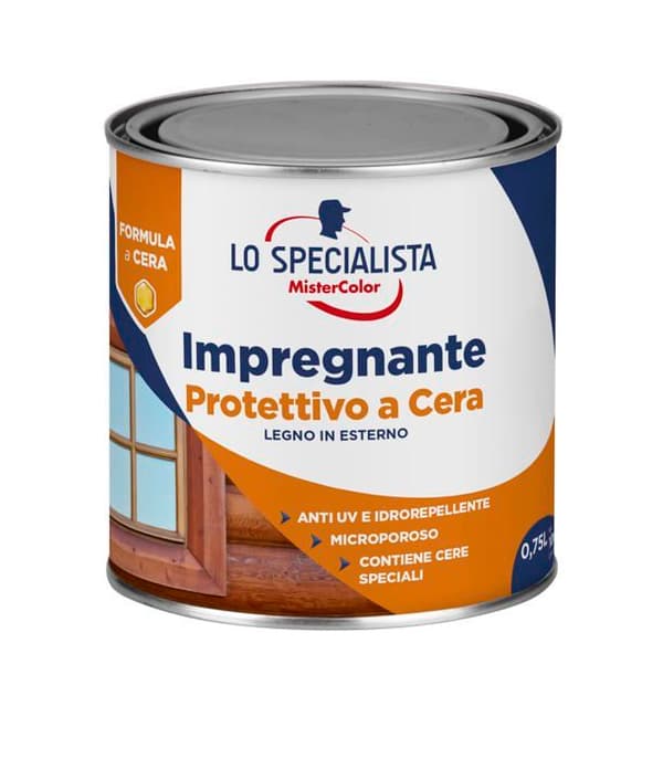 Lo specialista mistercolor - 195118D300004 - Impregnerande Lösningsmedel Med Valnötsvax 0.75 L