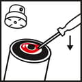 Miniatyrbild 2 av 3: Dupli Color Duplicolor Spray Aérosol Art Ral5010 Satin, 400 ml - 126185
