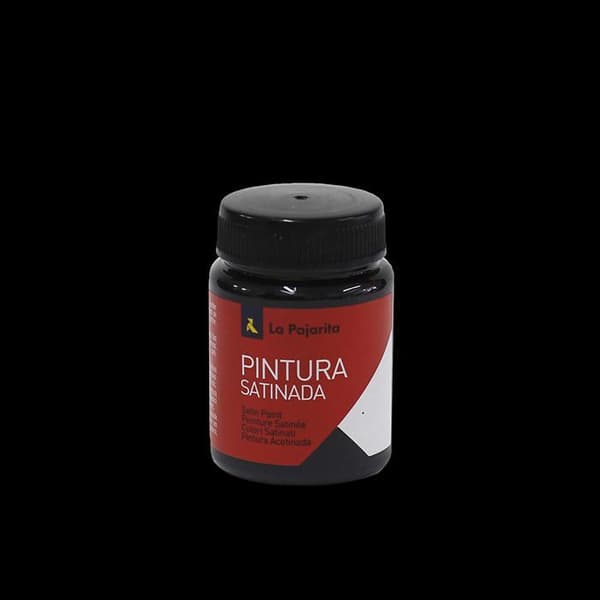 La Pajarita - 110616 - La Papillon Multi-Purpose Satin Paint, 75 ML, Svart, 1