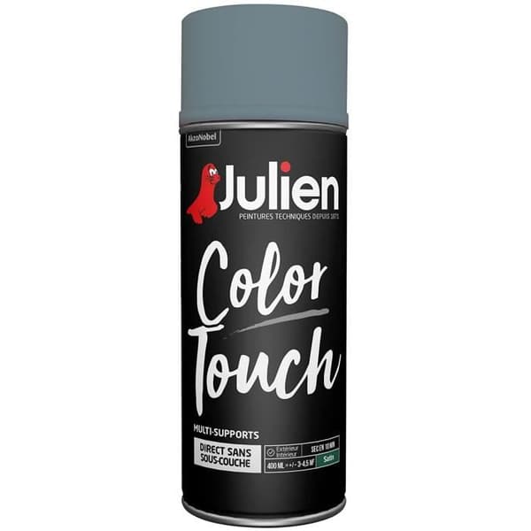 Sprayfärg - JULIEN - Color Touch - Gråblå - 400 ml - Satin - Glyceroftalsyra