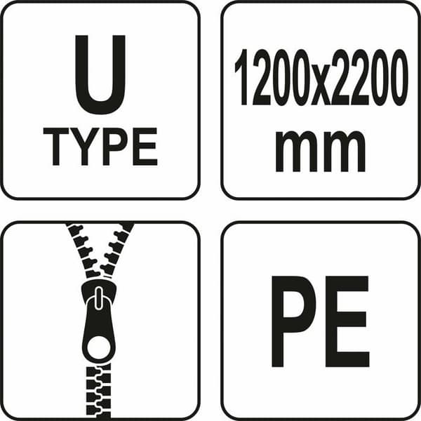 Yato - YT-67220 - Målningsblad DUSTCOVER TYPE U