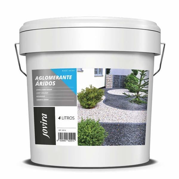 Jovira pinturas - 1 - Pebble Resin Bindemedel för packning och fixering av aggregat (4 liter)