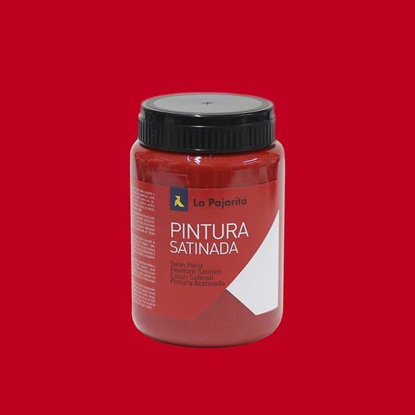 Färg - lack - behandling (bets - dekorativa effekter) La pajarita - 110313 - satinfärg l-07, bermellon, 375 ml