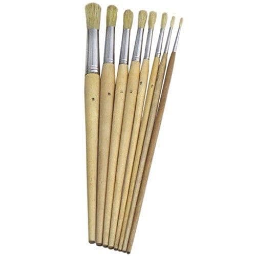WOLFPACK Brico Truie Pinceau Rund N ° 9 Vit - 12012675