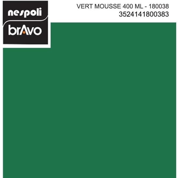 Aerosol professionell färg mossgrön 400 ml, NESPOLI