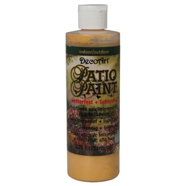 Färg - DecoArt - Uteplatsfärg - Blank guld - Akryl - 236 ml