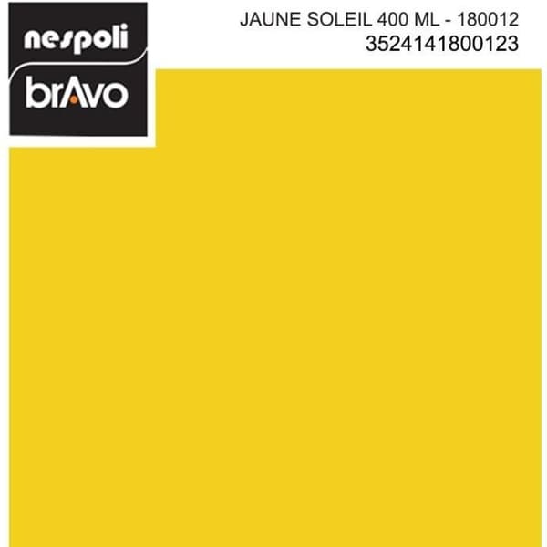 Professionell solgul färgspray 400 ml, NESPOLI