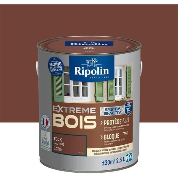 RIPOLIN EXTREME PROTECTION TEAK TRÄ Satin 2,5 L