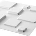 Miniatyrbild 3 av 11: WallArt Väggpanel 3D Squares 12 st GA-WA09