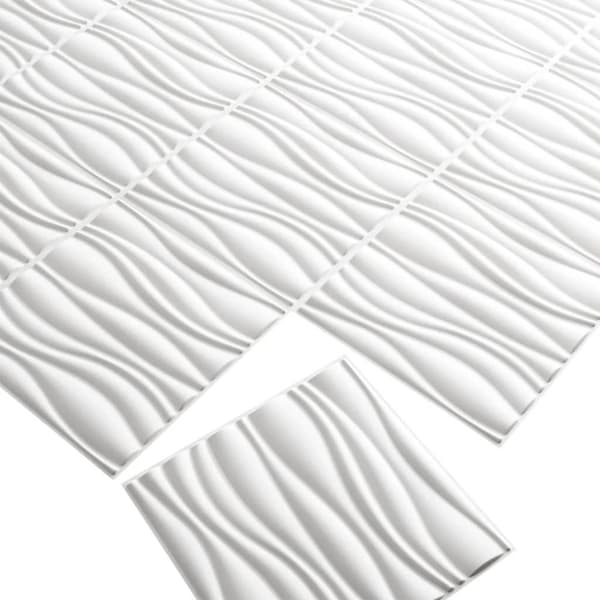 WallArt Seinäpaneelit 3D aalto 12 kpl GA-WA04