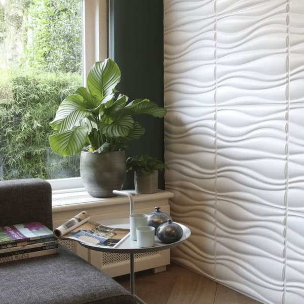 WallArt 3D-veggpaneler 24 stk GA-WA04 Waves