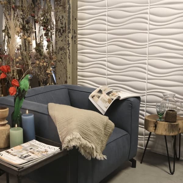 WallArt 3D-veggpaneler 24 stk GA-WA04 Waves