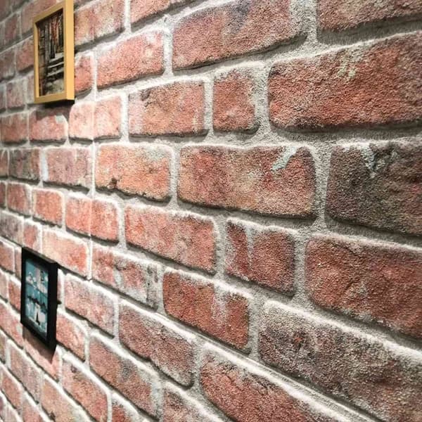 vidaXL 3D-vægpaneler 10 stk. EPS murstensdesign rød