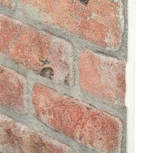 vidaXL 3D-vægpaneler 10 stk. EPS murstensdesign rød