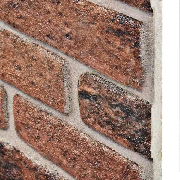 vidaXL 3D-vægpaneler 10 stk. murstensdesign EPS mørkebrun