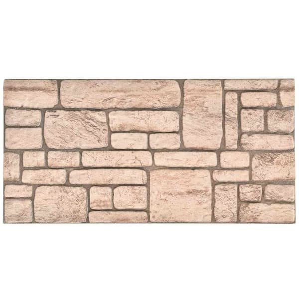 vidaXL 3D-vægpaneler 11 stk. EPS murstensdesign beige