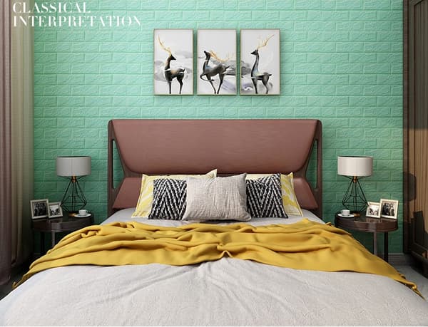 Selvklæbende 3d vægpanel Knox, 70x77cm -10 stk/pak skum