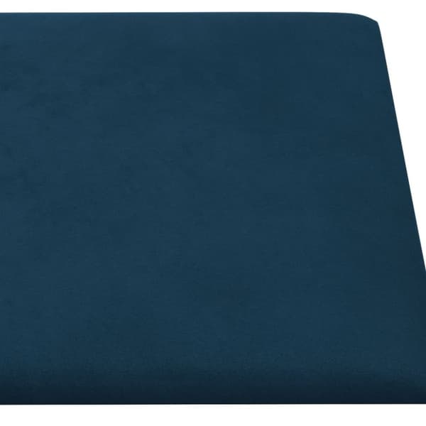 vidaXL vægpaneler 12 stk. 90x15 cm 1,62 m² fløjl blå