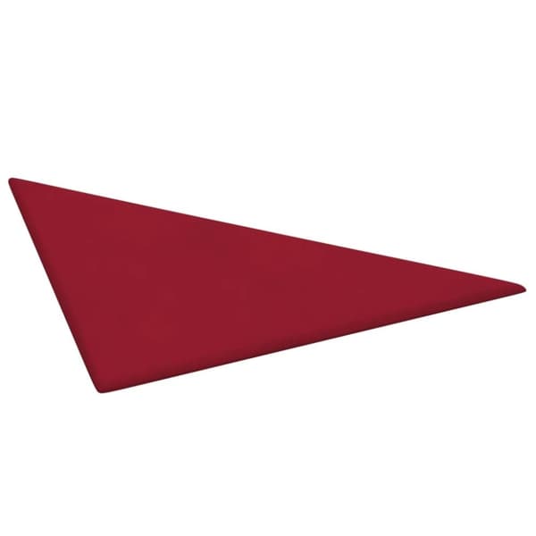 vidaXL vægpaneler 12 stk. 30x30 cm 0,54 m² fløjl vinrød