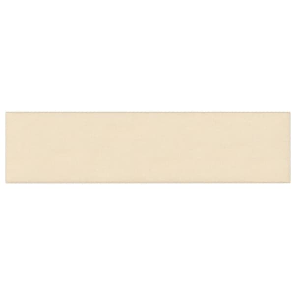 vidaXL Väggpaneler 12 st gräddvit 60x15 cm tyg 1,08 m