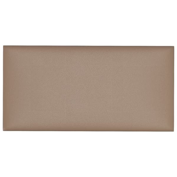 vidaXL Väggpaneler 12 st cappuccino 60x30 cm konstläder 2,16 m²