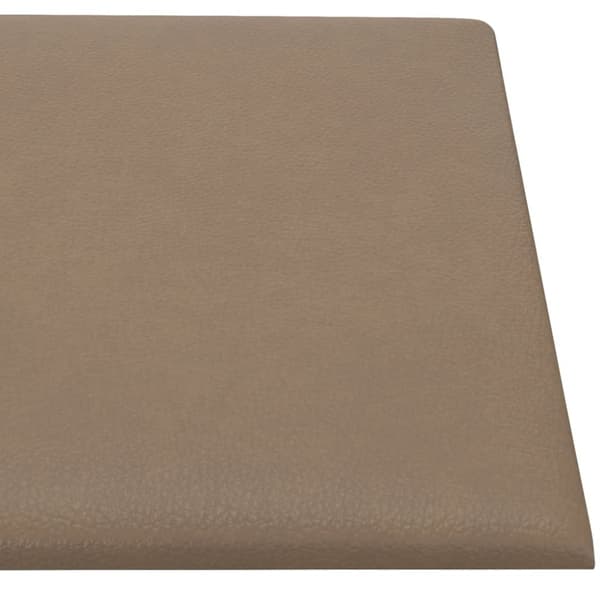 vidaXL Väggpaneler 12 st cappuccino 60x30 cm konstläder 2,16 m²