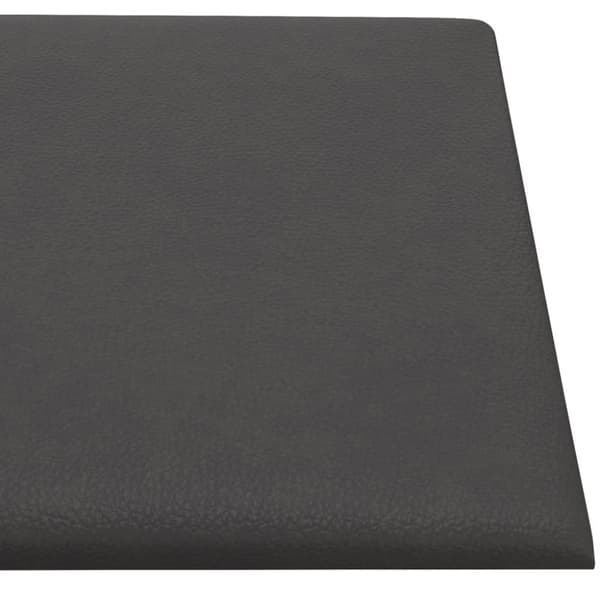 vidaXL Väggpaneler 12 st grå 60x30 cm konstläder 2,16 m²