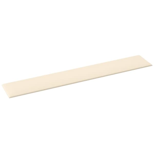 vidaXL Väggpaneler 12 st gräddvit 90x15 cm sammet 1,62 m²